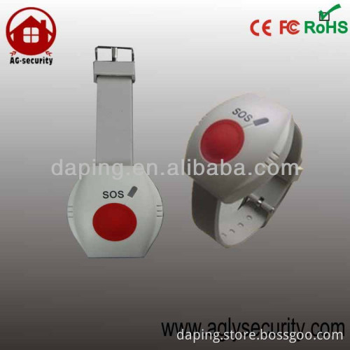 Wrist remote panic button for old/kid